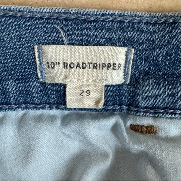 Madewell 10 Inch High Rise Roadtripper Skinny Slit Hem Womens Size 29 Blue - Picture 14 of 16
